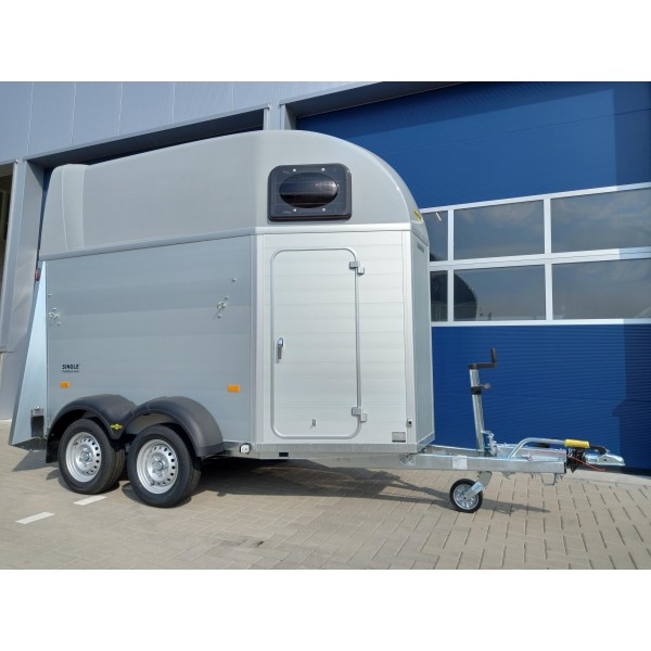 NIEUW Humbaur Single Alu 1600 Aluminium 1.5 paardentrailer