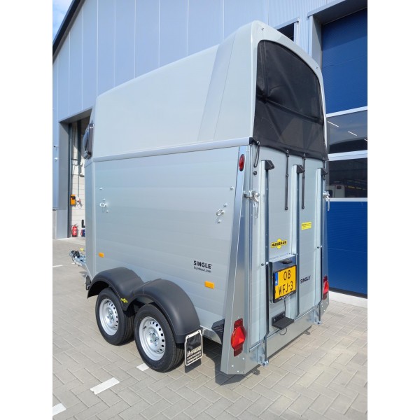 NIEUW Humbaur Single Alu 1600 Aluminium 1.5 paardentrailer